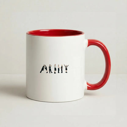 K-Pop Band Army Members Coffee Red Mug