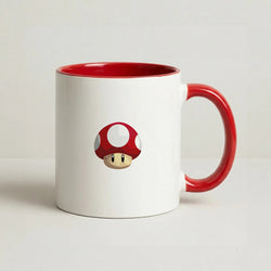 Toad - Mario Coffee Red Mug
