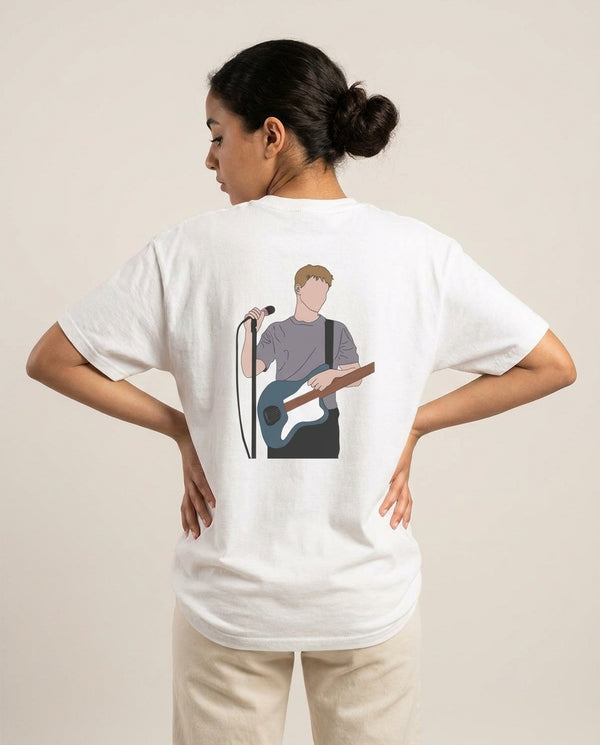 Performing - Fender T-Shirt — White Back, worn