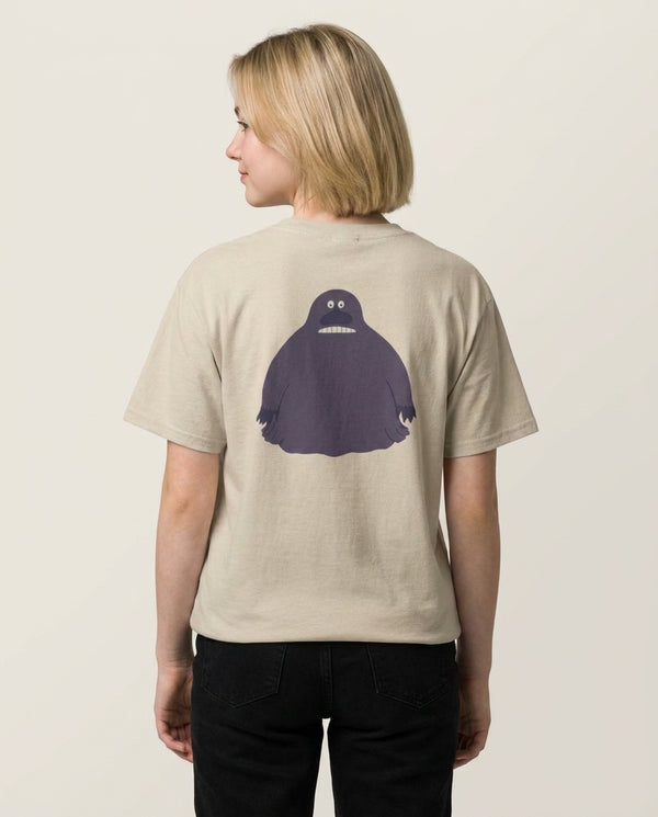 The Groke T-Shirt — Sand Back, worn