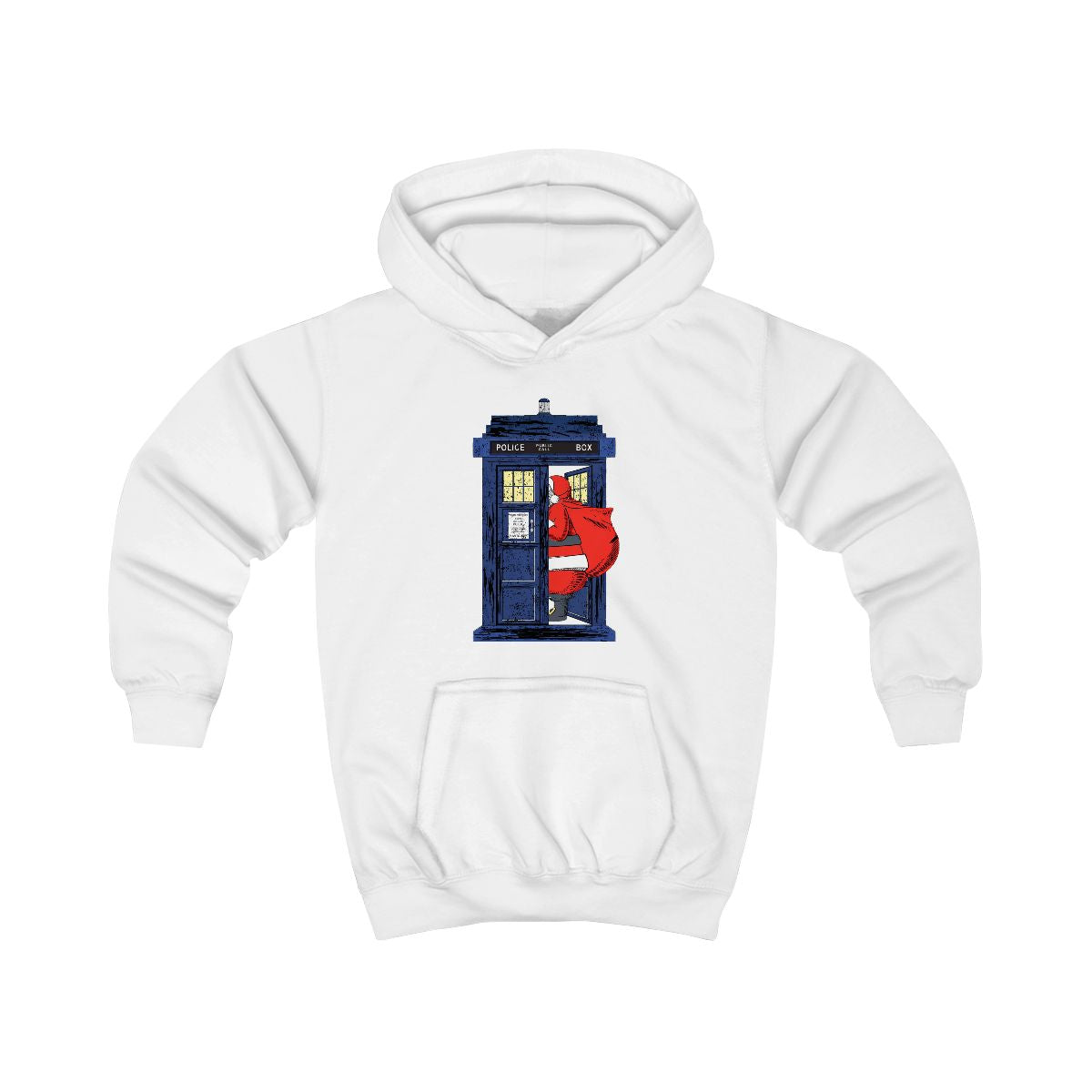 Santa's Tardis Kids Hoodie