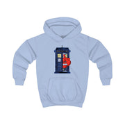 Santa's Tardis Kids Hoodie 4