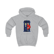 Santa's Tardis Kids Hoodie 3