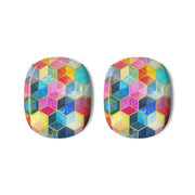 Colourful Honeycomb Pattern AirPods Max Case 3