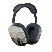 Black White & Gold Honeycomb Pattern AirPods Max Case 2