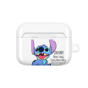 Ohana Means Family - Blue Alien AirPods Case 7