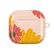 Sunflower Floral Pattern AirPods Case 4