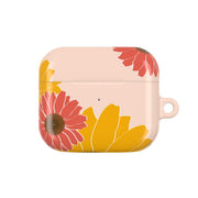 Sunflower Floral Pattern AirPods Case 3