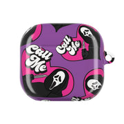 Call Me Heart Pattern AirPods Case 4