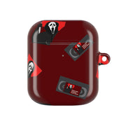 VHS & Ghostface Pattern AirPods Case 1