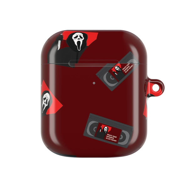 VHS & Ghostface Pattern AirPods case — AirPods 1