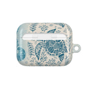 Teal Turtle Reef AirPods Case 7