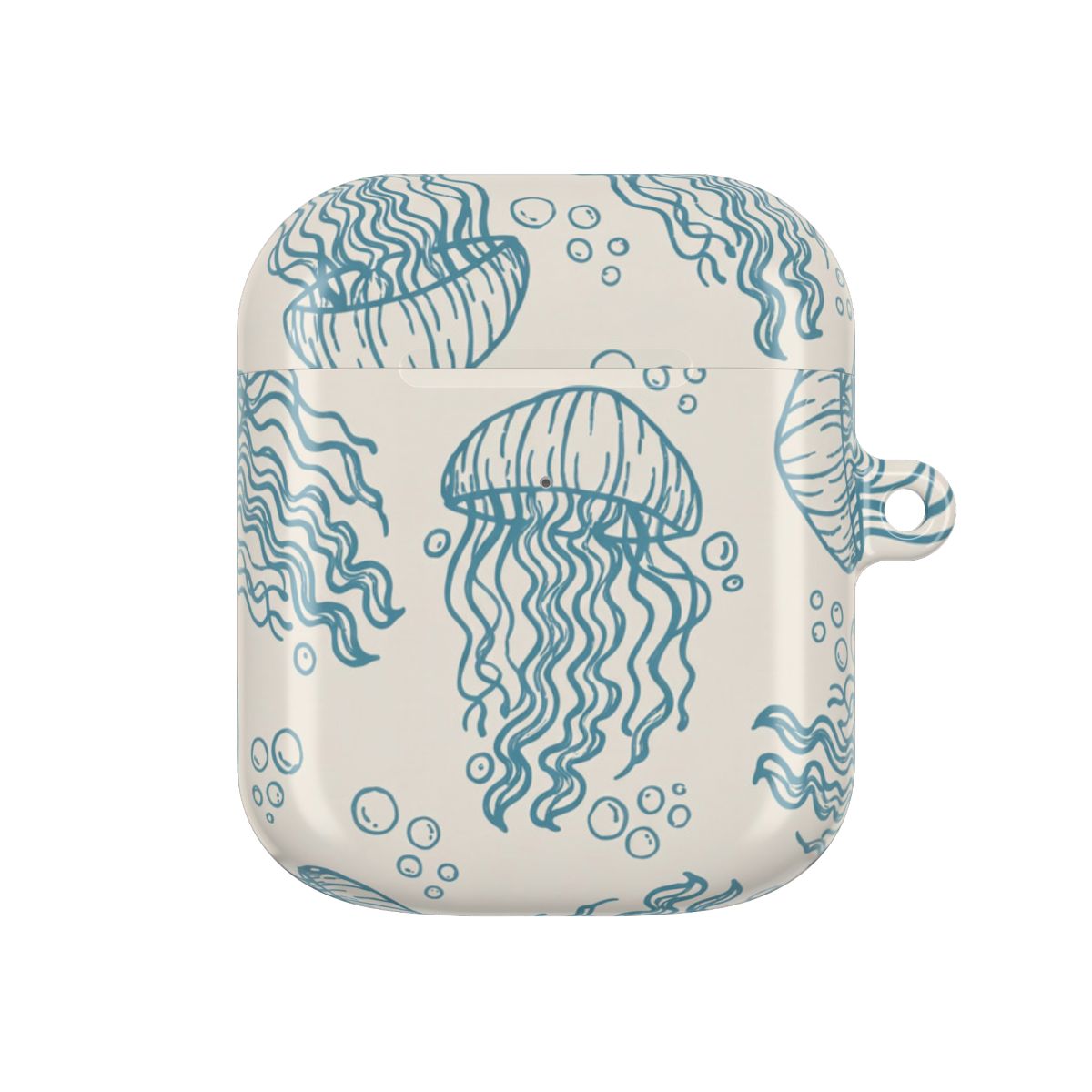Teal Jellyfish Drift AirPods Case