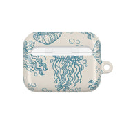 Teal Jellyfish Drift AirPods Case 7