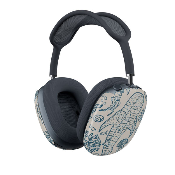 Teal Whale Shark Reef AirPods Max Case