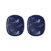 Navy Shark Pattern AirPods Max Case 3