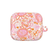Coral Turtle Doodles AirPods Case 3