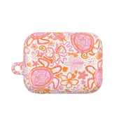 Coral Turtle Doodles AirPods Case 6