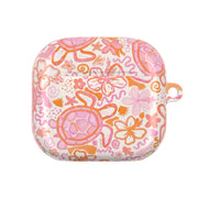 Coral Turtle Doodles AirPods Case 4