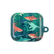 Retro Sharks AirPods Case 3
