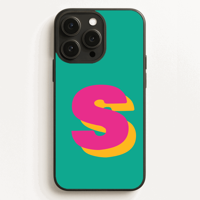 Shadow Initial Personalised Phone Case