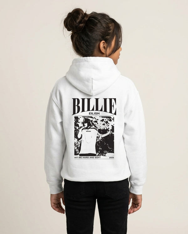 HMHAS Red Kids Hoodie — White Back, worn