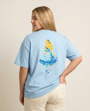Watercolour Alice in Wonderland Fairytale T-Shirt 1