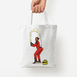 "Brake" The Internet Tote Bag — White / Small