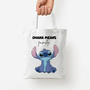 Ohana Means Family Pink Tote Bag 4