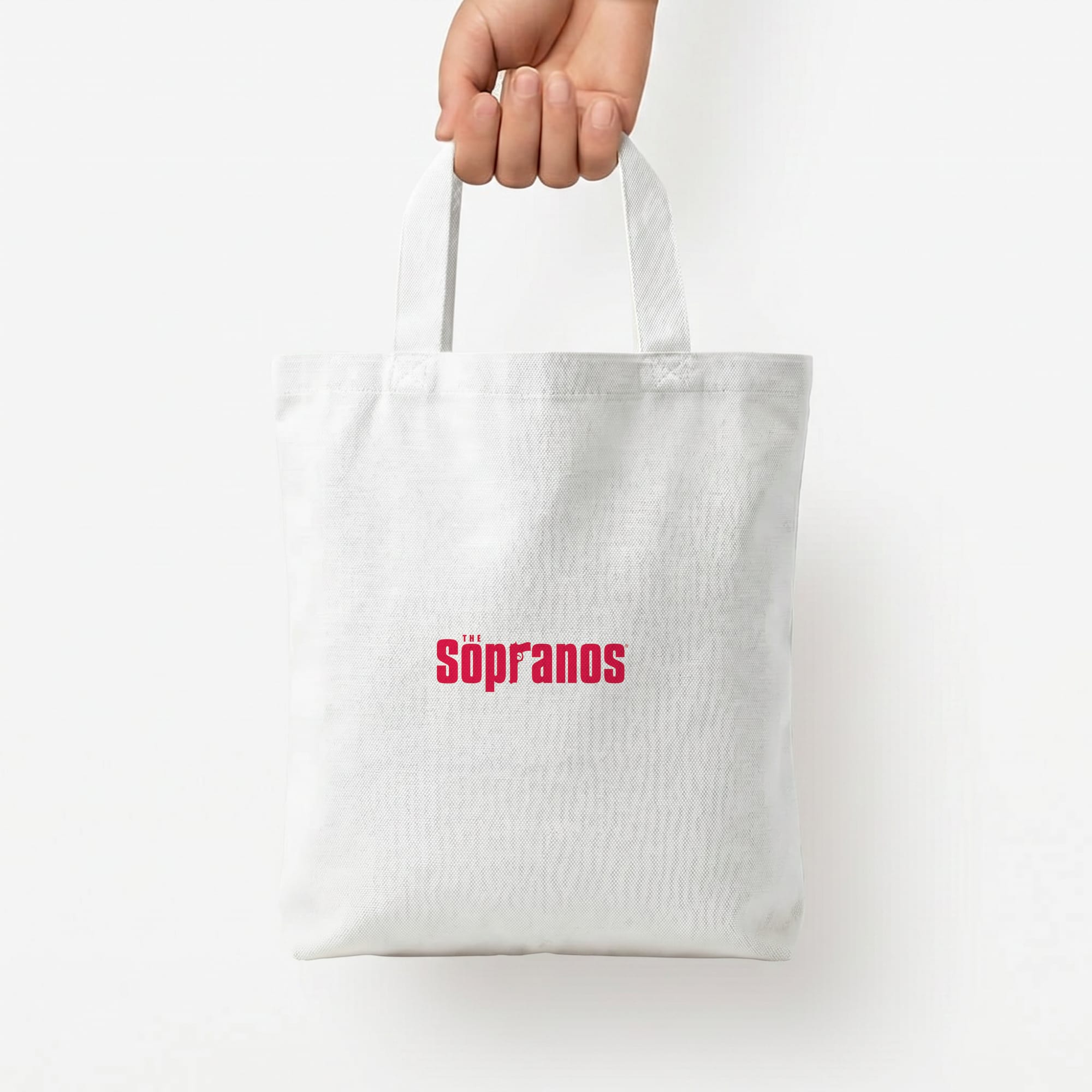 Title Screen Tote Bag — White / Small