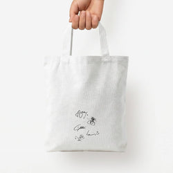 1D Signatures Tote Bag — White / Small