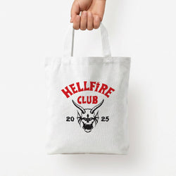 Hellfire Club 2025 Tote Bag — White / Small