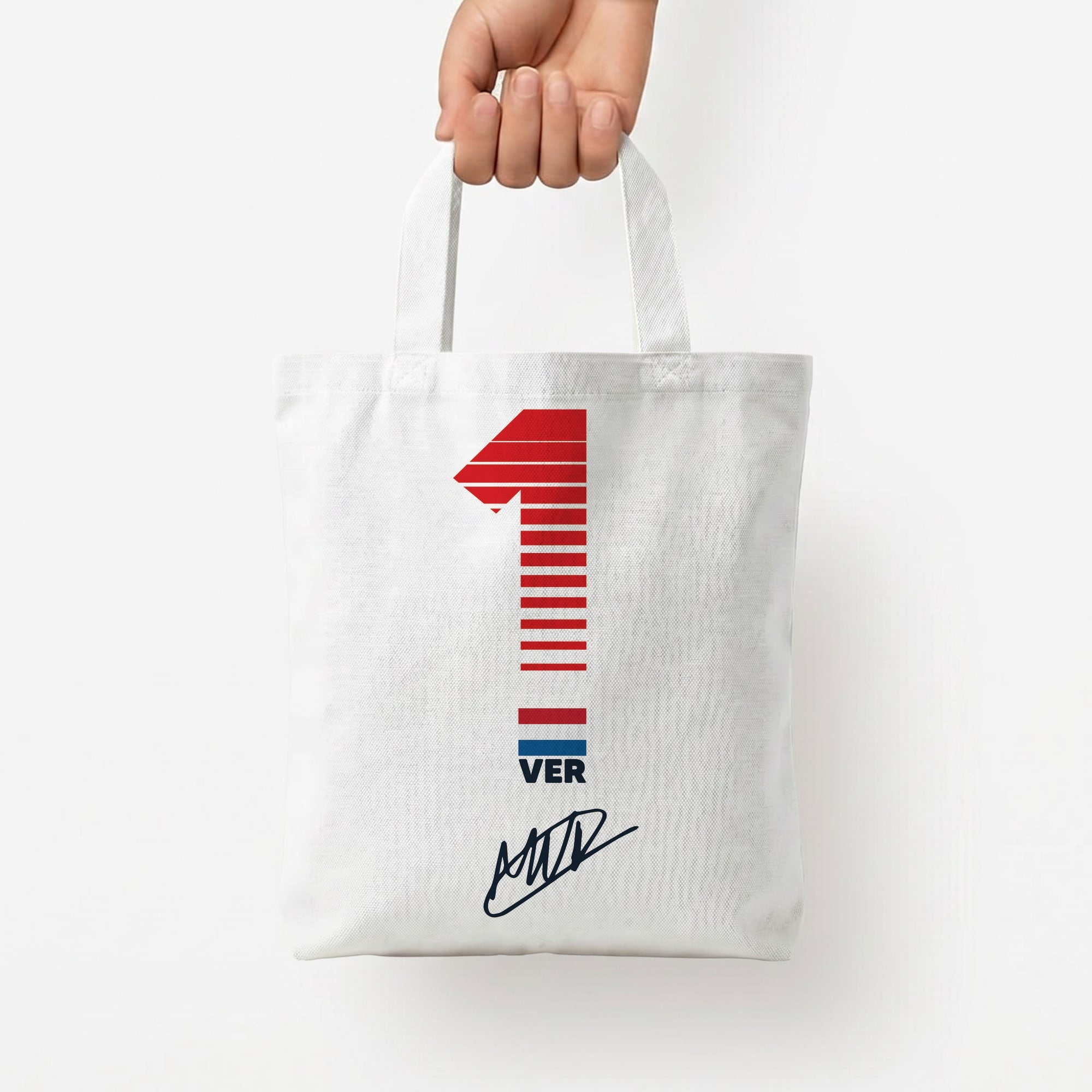 Verstappen - F1 Tote Bag — White / Small