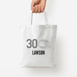 Lawson Helmet 2026  Tote Bag — White / Small