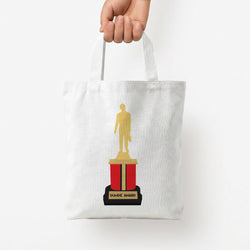 Dundie Award Tote Bag — White / Small