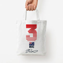 Ricciardo - F1 Tote Bag — White / Small