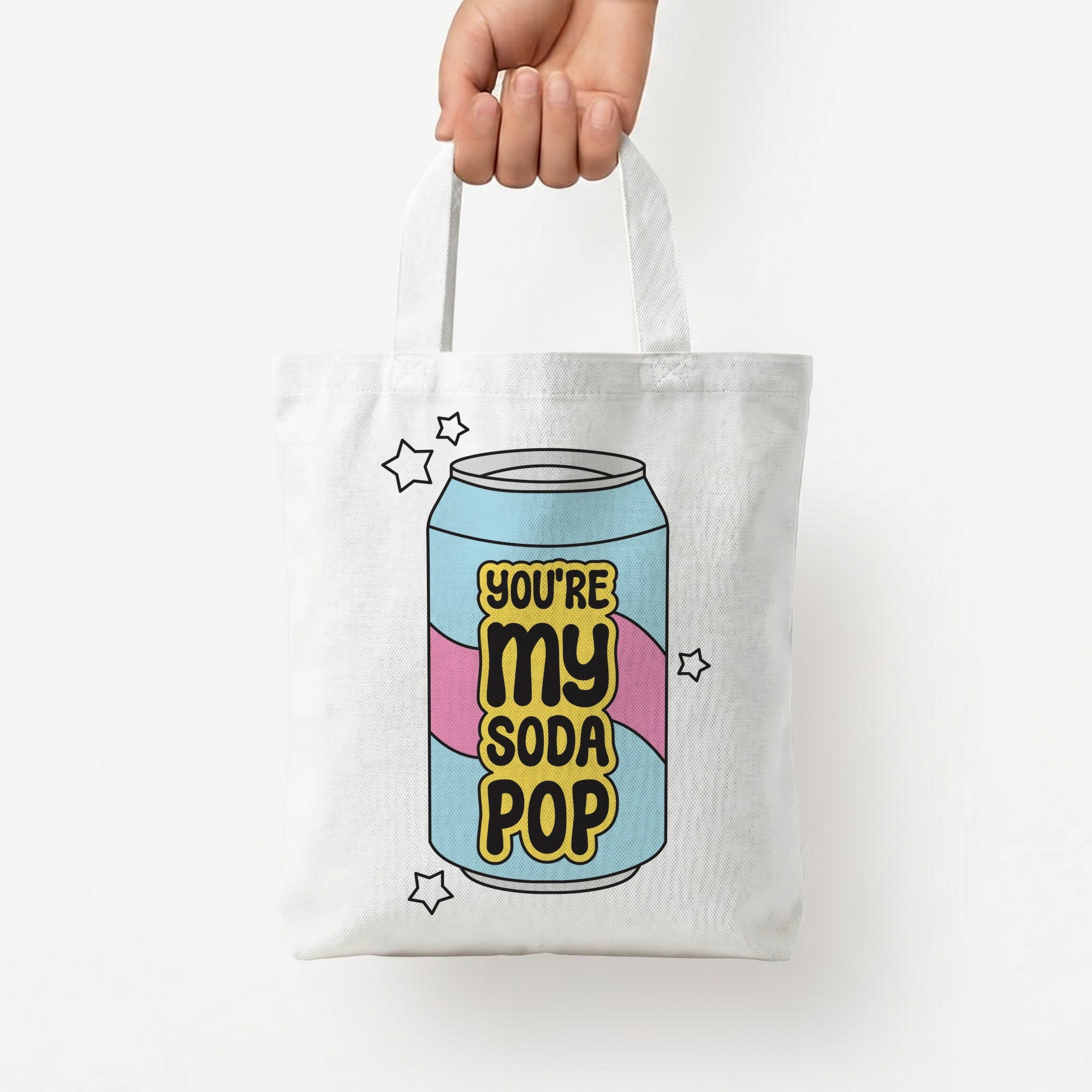 My Soda Can Tote Bag — White / Small