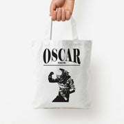 Oscar Orange And Black Tote Bag 4