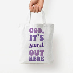 Brutal - Olivia Tote Bag — White / Small