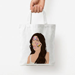 Sour - Olivia Tote Bag — White / Small