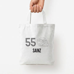 Sainz Helmet 2026 Tote Bag — White / Small
