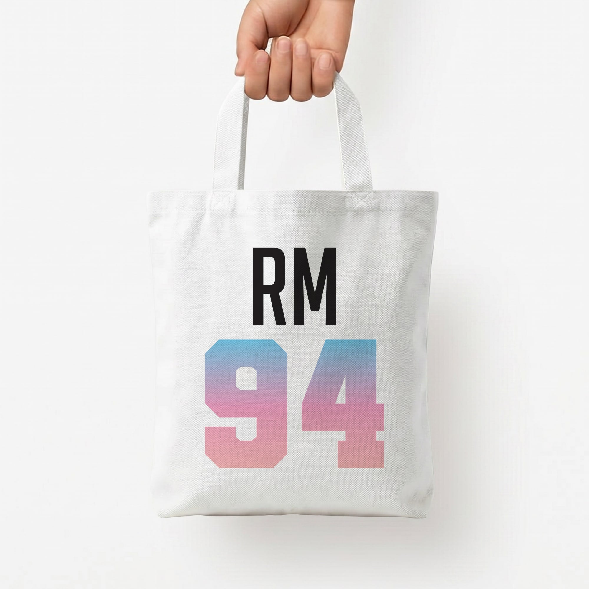 RM 94 Tote Bag — White / Small