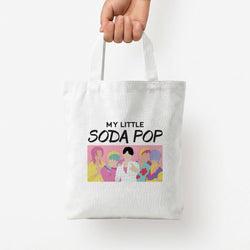 My Little Soda Tote Bag — White / Small