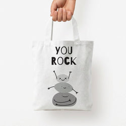 You Rock Tote Bag — White / Small