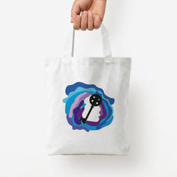 Coraline Key Tote Bag — White / Small