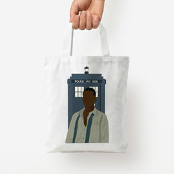 The Doctor Tote Bag — White / Small