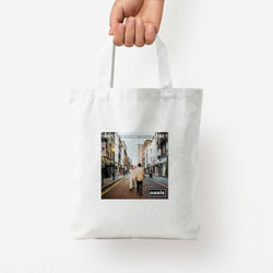 What's The Story Tote Bag — White / Small