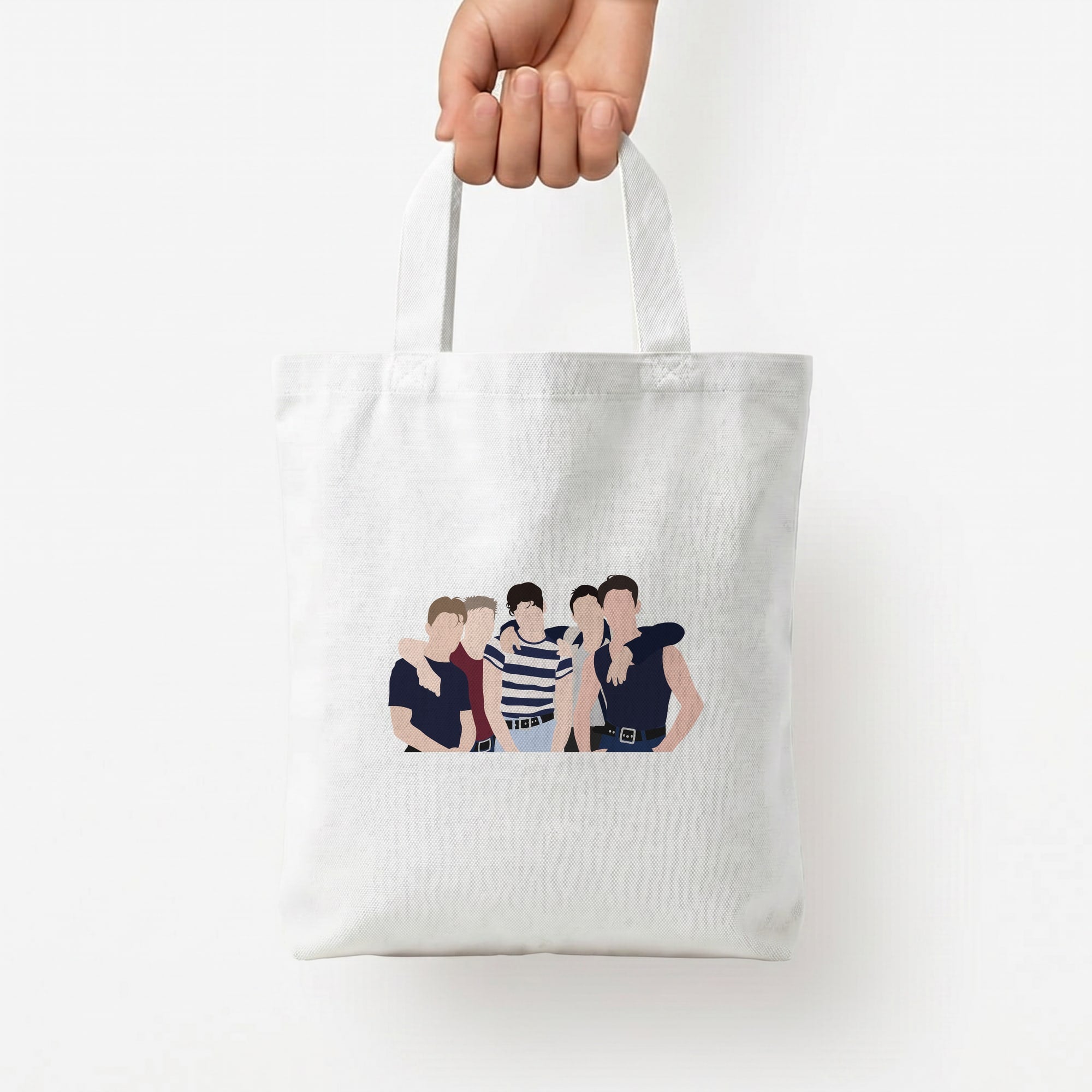 Take Band Members Tote Bag — White / Small