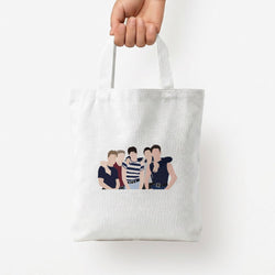 Take Band Members Tote Bag — White / Small