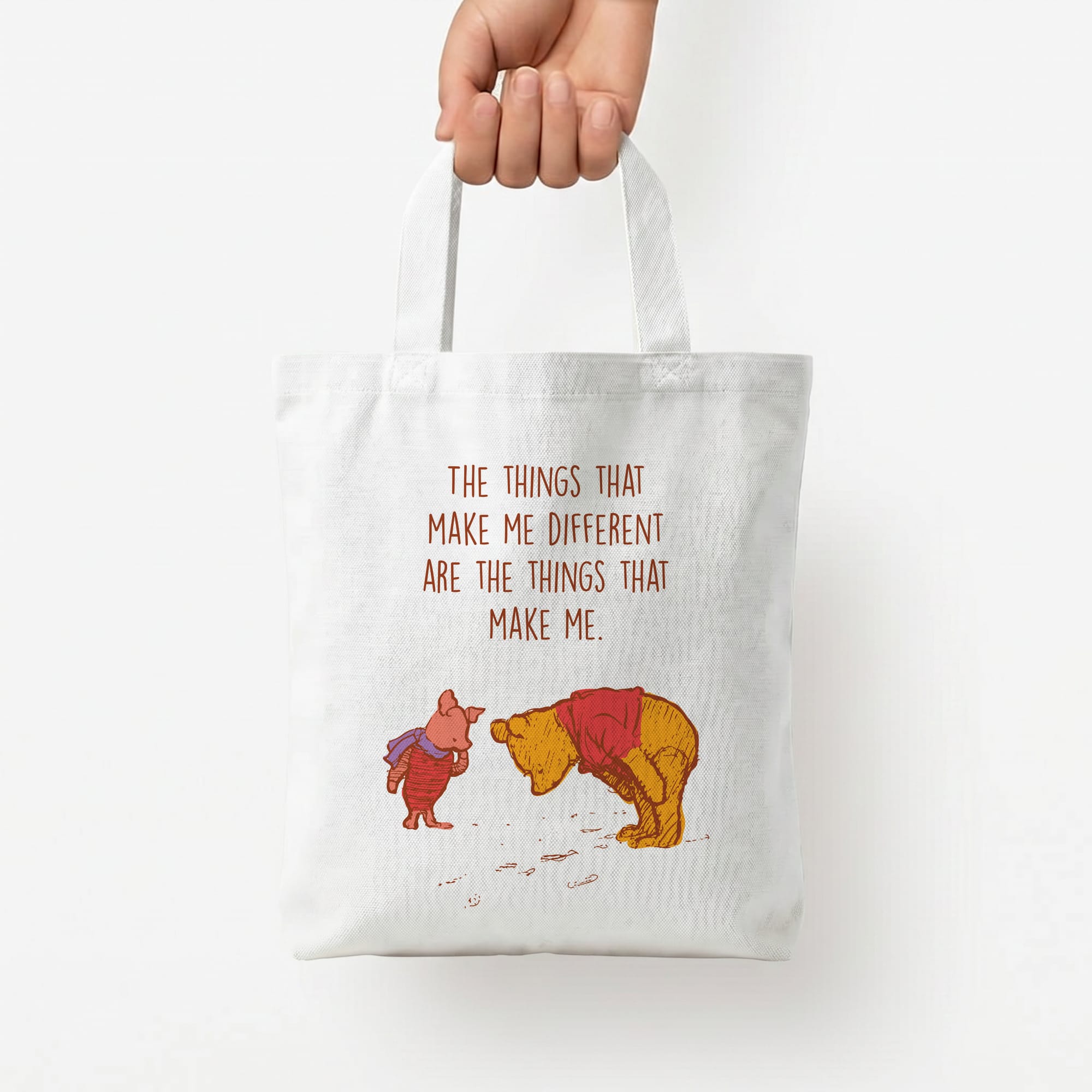 The Things That Make Me Different  Tote Bag — White / Small
